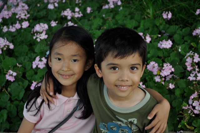 Jude and L- in Tokyo. July 2010.