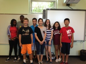 My Spanish class on the last day of my second week.